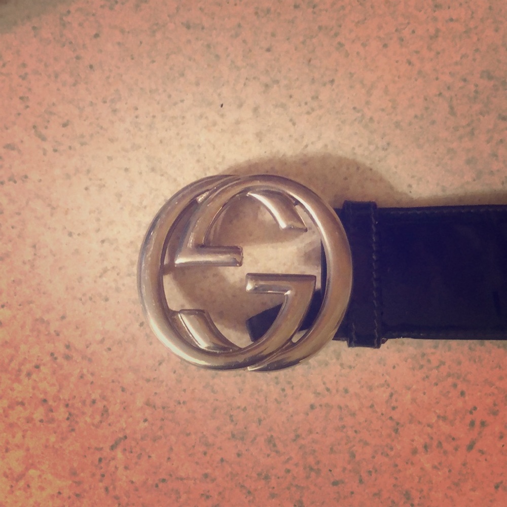 Authentic Gucci Logo Belt adjustable